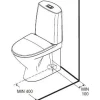 WC-istuin Seven D 10 ilman kiinnitysreikiä ja istuinkantta*Ido Sale