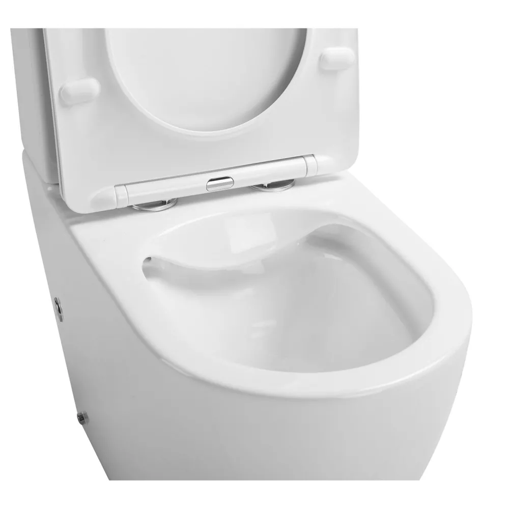 New WC-istuin Pacho Rimless, soft-close -kannella, eri värejä Wc-Istuimet Ilman Huuhtelukaulusta|Wc-Istuimet, Viemäröinti Taakse (P-Lukko)