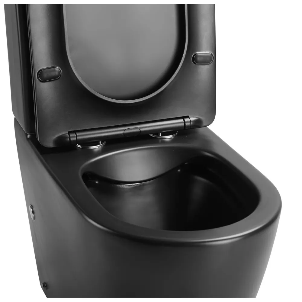 New WC-istuin Pacho Rimless, soft-close -kannella, eri värejä Wc-Istuimet Ilman Huuhtelukaulusta|Wc-Istuimet, Viemäröinti Taakse (P-Lukko)