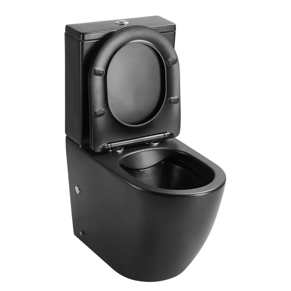 New WC-istuin Pacho Rimless, soft-close -kannella, eri värejä Wc-Istuimet Ilman Huuhtelukaulusta|Wc-Istuimet, Viemäröinti Taakse (P-Lukko)