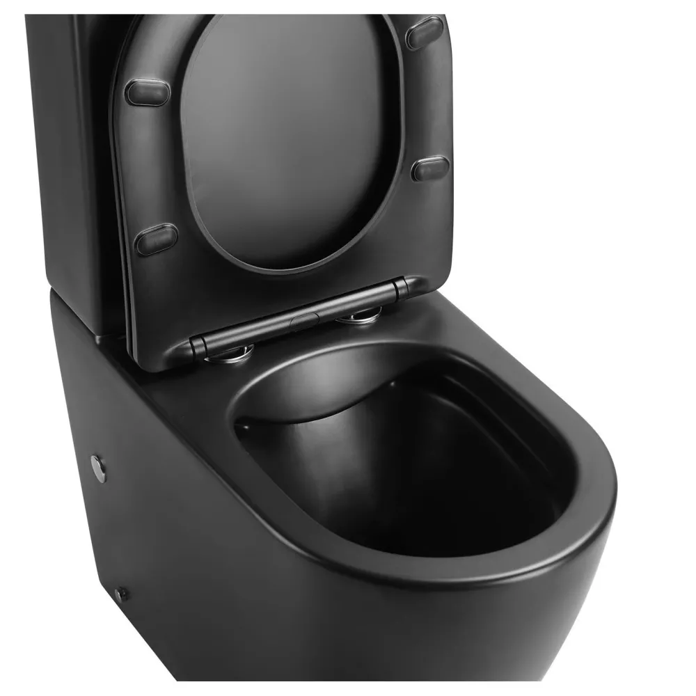 New WC-istuin Pacho Rimless, soft-close -kannella, eri värejä Wc-Istuimet Ilman Huuhtelukaulusta|Wc-Istuimet, Viemäröinti Taakse (P-Lukko)