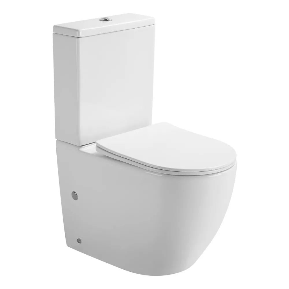 New WC-istuin Pacho Rimless, soft-close -kannella, eri värejä Wc-Istuimet Ilman Huuhtelukaulusta|Wc-Istuimet, Viemäröinti Taakse (P-Lukko)