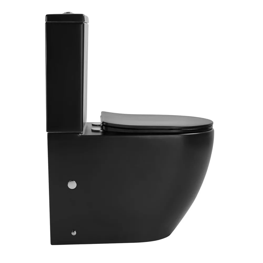New WC-istuin Pacho Rimless, soft-close -kannella, eri värejä Wc-Istuimet Ilman Huuhtelukaulusta|Wc-Istuimet, Viemäröinti Taakse (P-Lukko)