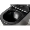 Outlet WC-istuin Pako Rimless soft-close -kannella kaksoishuuhtelu, mattamusta Wc-Istuimet Ilman Huuhtelukaulusta|Wc-Istuimet, Viemäröinti Taakse (P-Lukko)