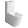 Discount WC-istuin Porta soft-close -kannella kaksoishuuhtelu Wc-Istuimet, Viemäröinti Taakse (P-Lukko)