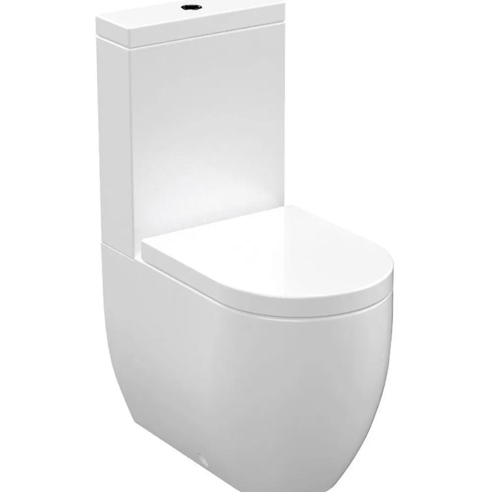 WC-istuin Flo Set 3/6l kaksoishuuhtelu S/P-lukko valkoinen*Kerasan Discount