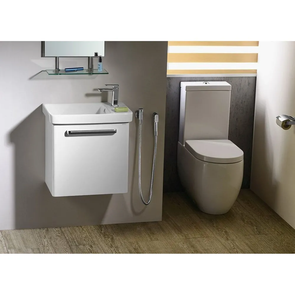 WC-istuin Flo Set 3/6l kaksoishuuhtelu S/P-lukko valkoinen*Kerasan Discount