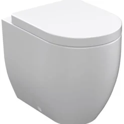 WC-istuin Flo S/P-lukko lattiamalli valkoinen*Kerasan