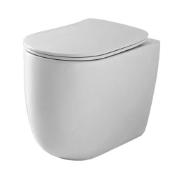Discount WC-istuin Nolita Tech 5318TK Rimless lattiamalli S/P-lukko valkoinen Wc-Istuimet, Viemäröinti Taakse (P-Lukko)|Pesevät Wc-Istuimet