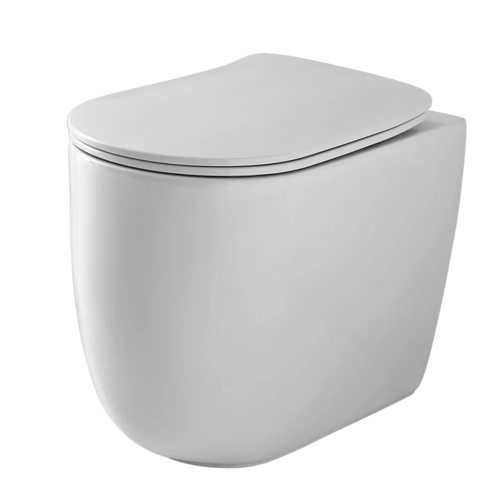 Discount WC-istuin Nolita Tech 5318TK Rimless lattiamalli S/P-lukko valkoinen Wc-Istuimet, Viemäröinti Taakse (P-Lukko)|Pesevät Wc-Istuimet