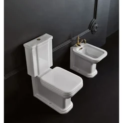 WC-istuin Waldorf 3 3/6l kaksoishuuhtelu pronssi*Kerasan Hot