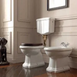 WC-istuin Retro Low, S-lukko, valkoinen, eri värejä*Lavabo