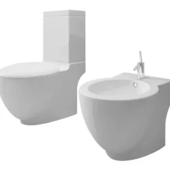 WC-Pönttö & Bidee Sarja Keraaminen Valkoinen*FinePRICE Discount