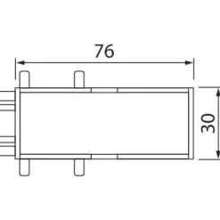 New X-liitin Linear LED 1 W 3000 K 65 lm Led-Muuntajat Ja Led-Tarvikkeet