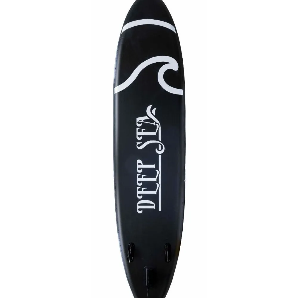 2x SUP-lautasetti XXL ilmatäytteinen 330 cm 15 PSI musta/valkoinen*Deep Sea New