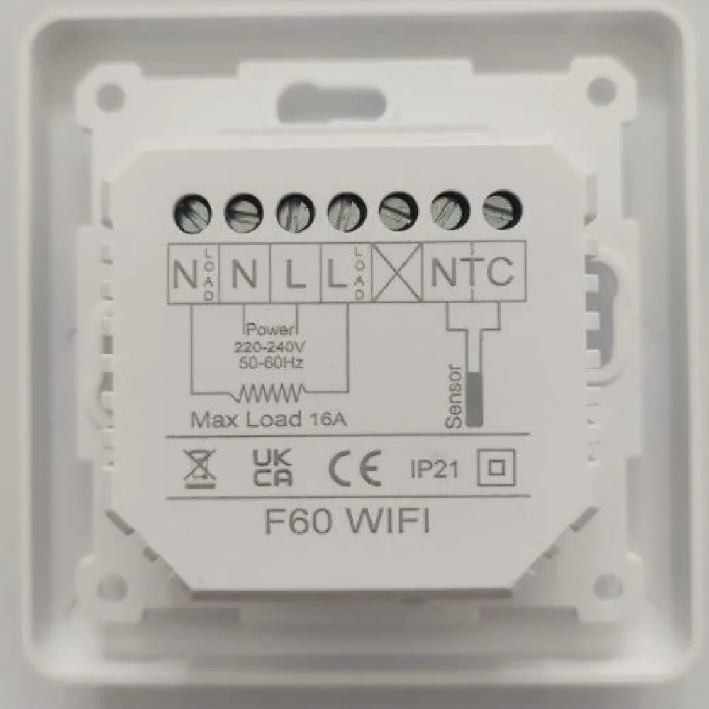 Online Yhdistelmätermostaatti F60, wifi Älytermostaatit|Yhdistelmätermostaatit
