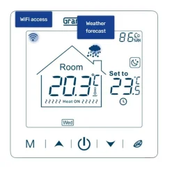 Yhdistelmätermostaatti SN-15, 16 A, WiFi, beige*Grand Meyer Sale