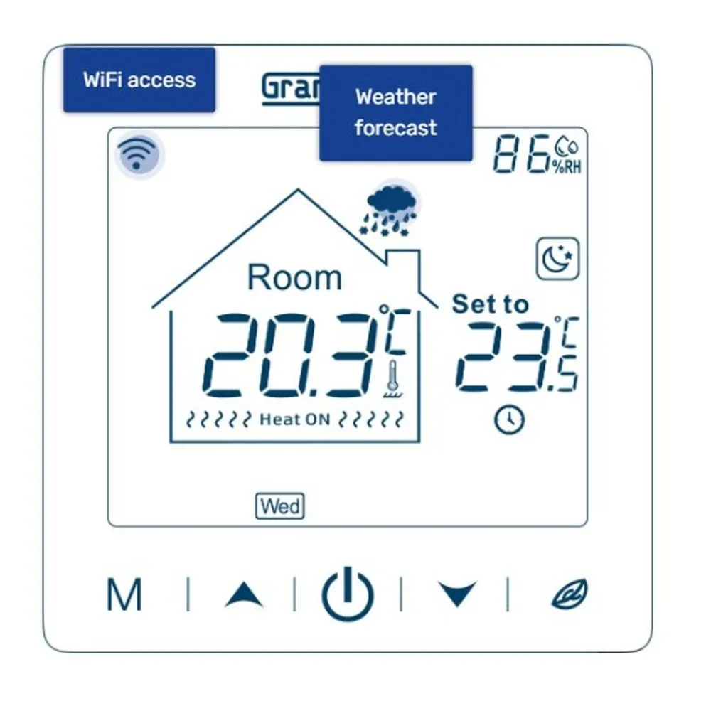 Yhdistelmätermostaatti SN-15, 16 A, WiFi, beige*Grand Meyer Sale