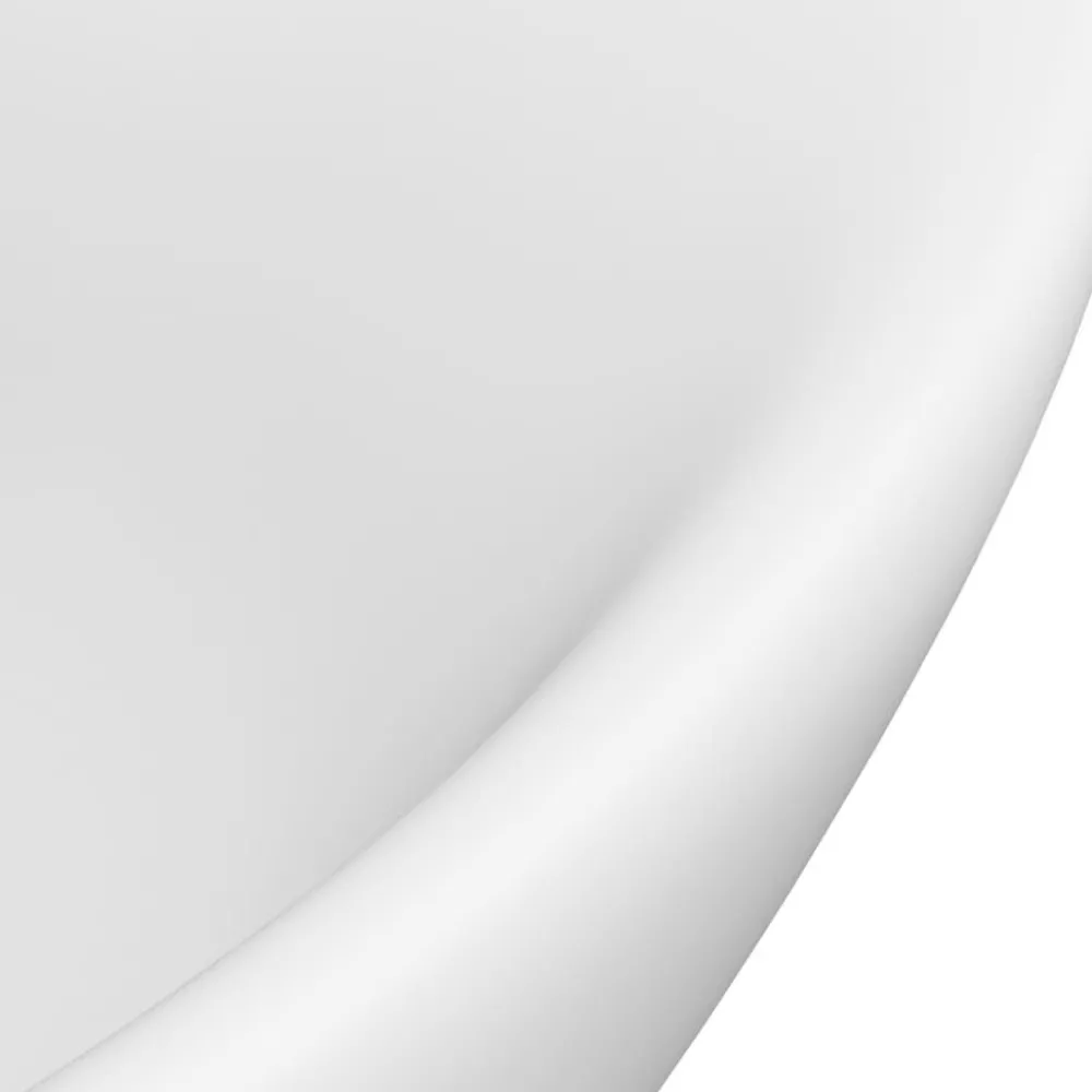 Sale Ylellinen pesuallas ovaali matta valkoinen 58,5x39 cm Malja-Altaat