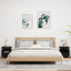 Outlet Yöpöydät LED-valoilla 40x39x48,5 cm, eri värejä ja pakkauskokoja (33073) Huonekalut