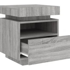 Outlet Yöpöydät LED-valoilla 40x39x48,5 cm, eri värejä ja pakkauskokoja (33073) Huonekalut