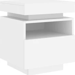 Outlet Yöpöydät LED-valoilla 40x39x48,5 cm, eri värejä ja pakkauskokoja (33073) Huonekalut