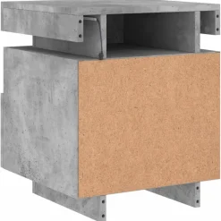 Outlet Yöpöydät LED-valoilla 40x39x48,5 cm, eri värejä ja pakkauskokoja (33073) Huonekalut