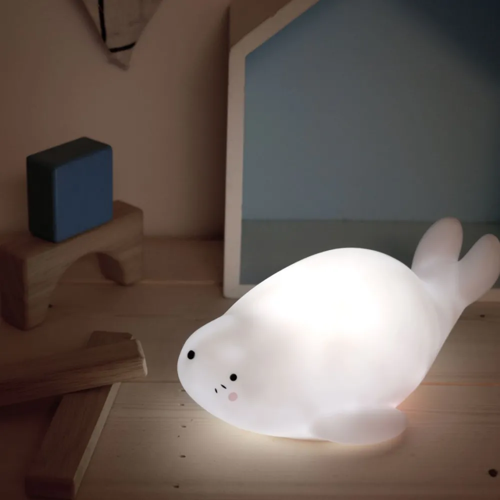 Clearance Yövalo Lazy Friends Hylje paristokäyttöinen valkoinen Yövalot